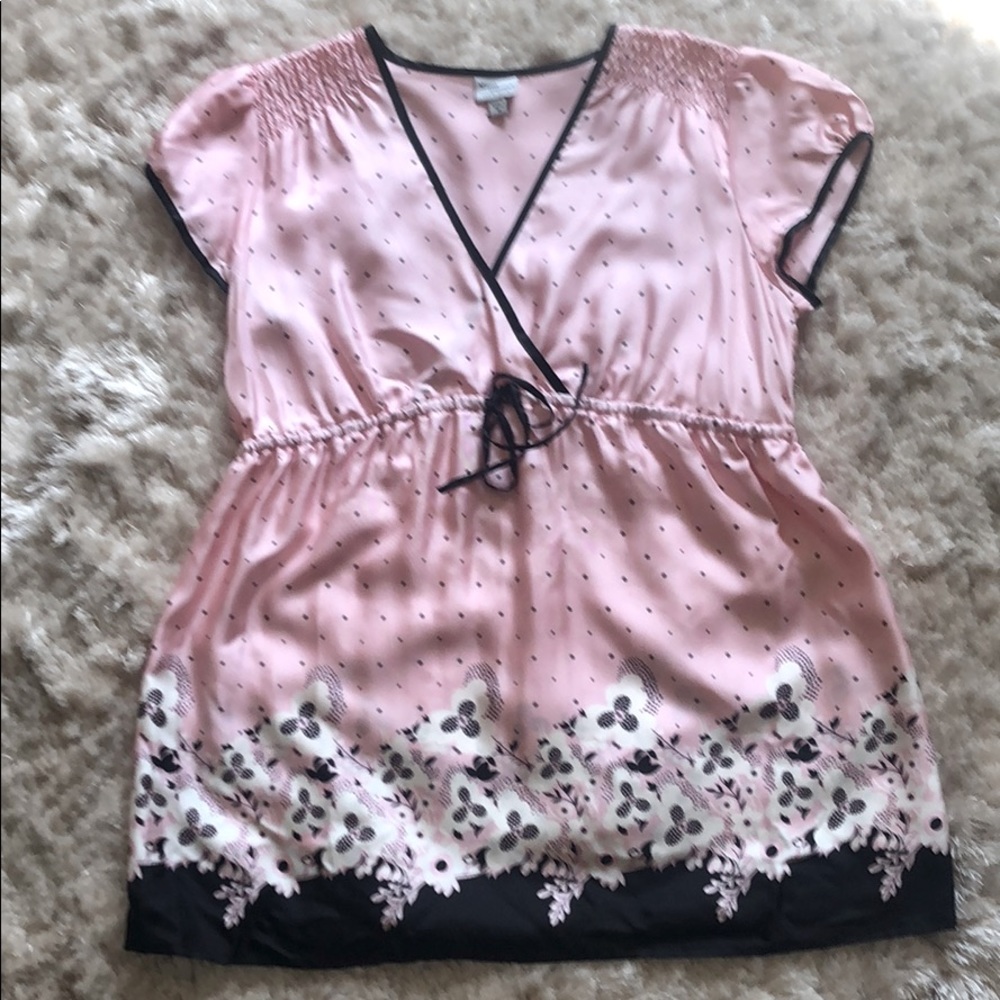 Gorgeous silk maternity top